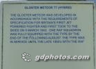 WL375 Gloster MeteorT.7(mod) (cn WL375) note: &nbsp;Dumfries & Galloway Aviation Museum,  August 25th 2019